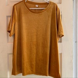 Old navy plain velour shirt